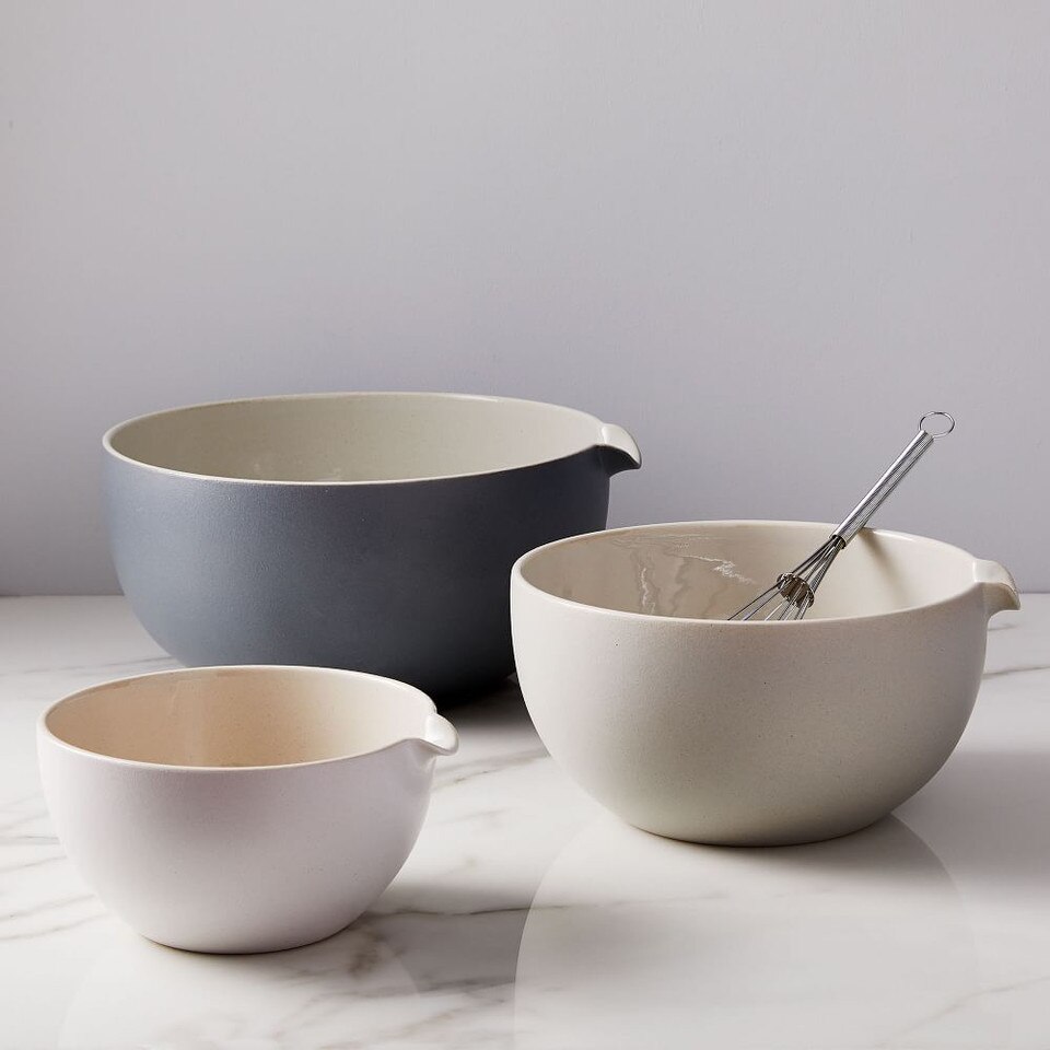 Kaloh Stoneware Mixing Bowls (Set of 3) Ombre West Elm Australia